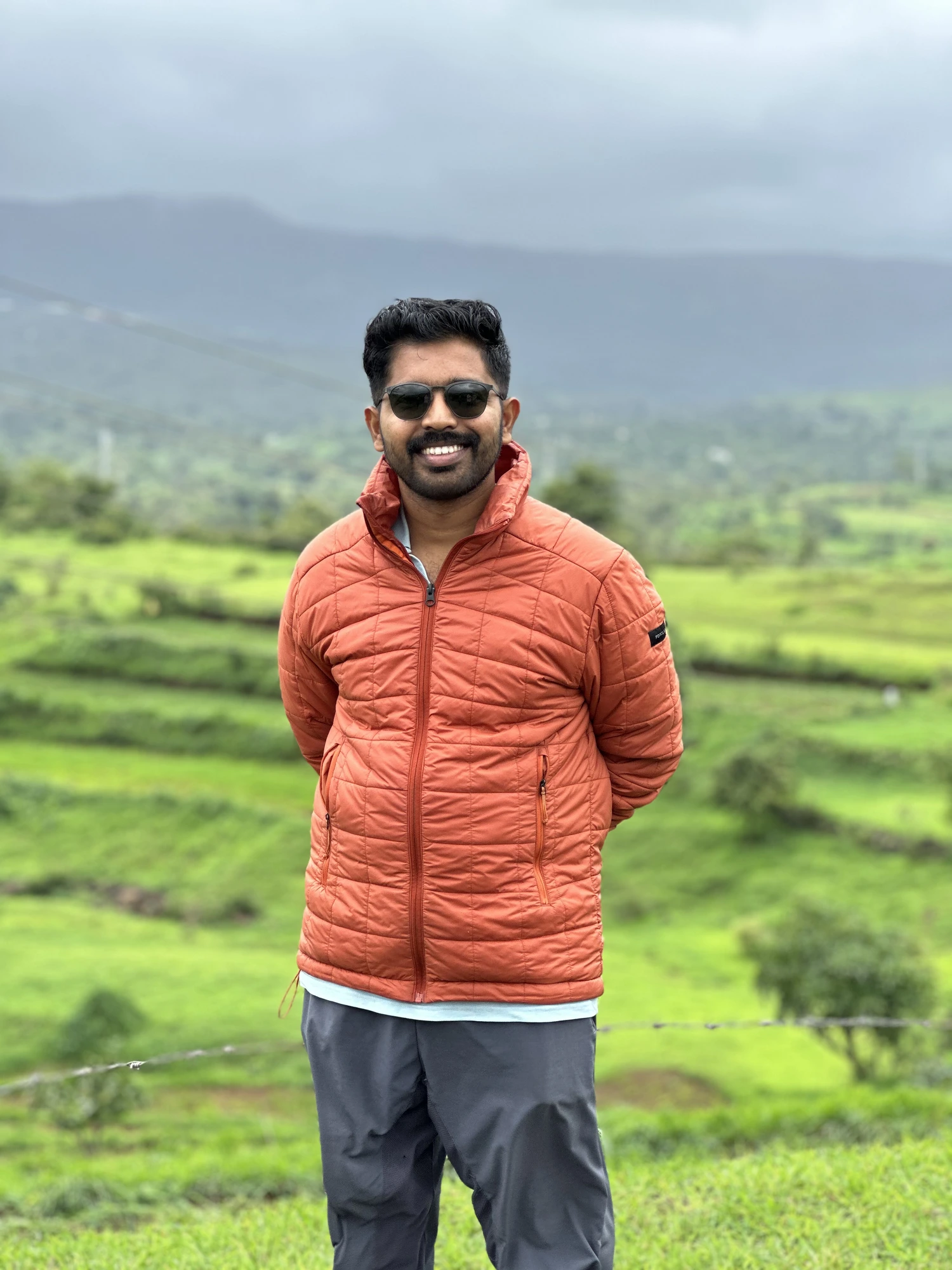 Adarsh Patil in the Sahyadri hills